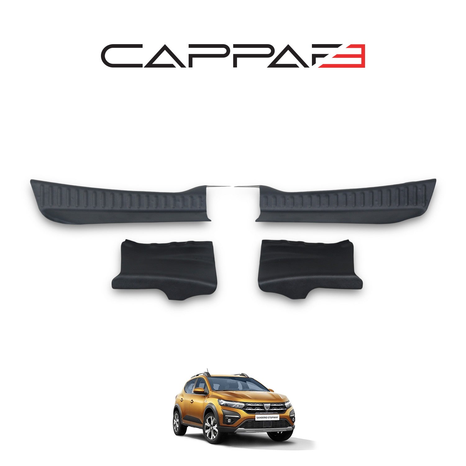 Dacia Sandero 2021 Onwards Boot Sill Protector 4pcs