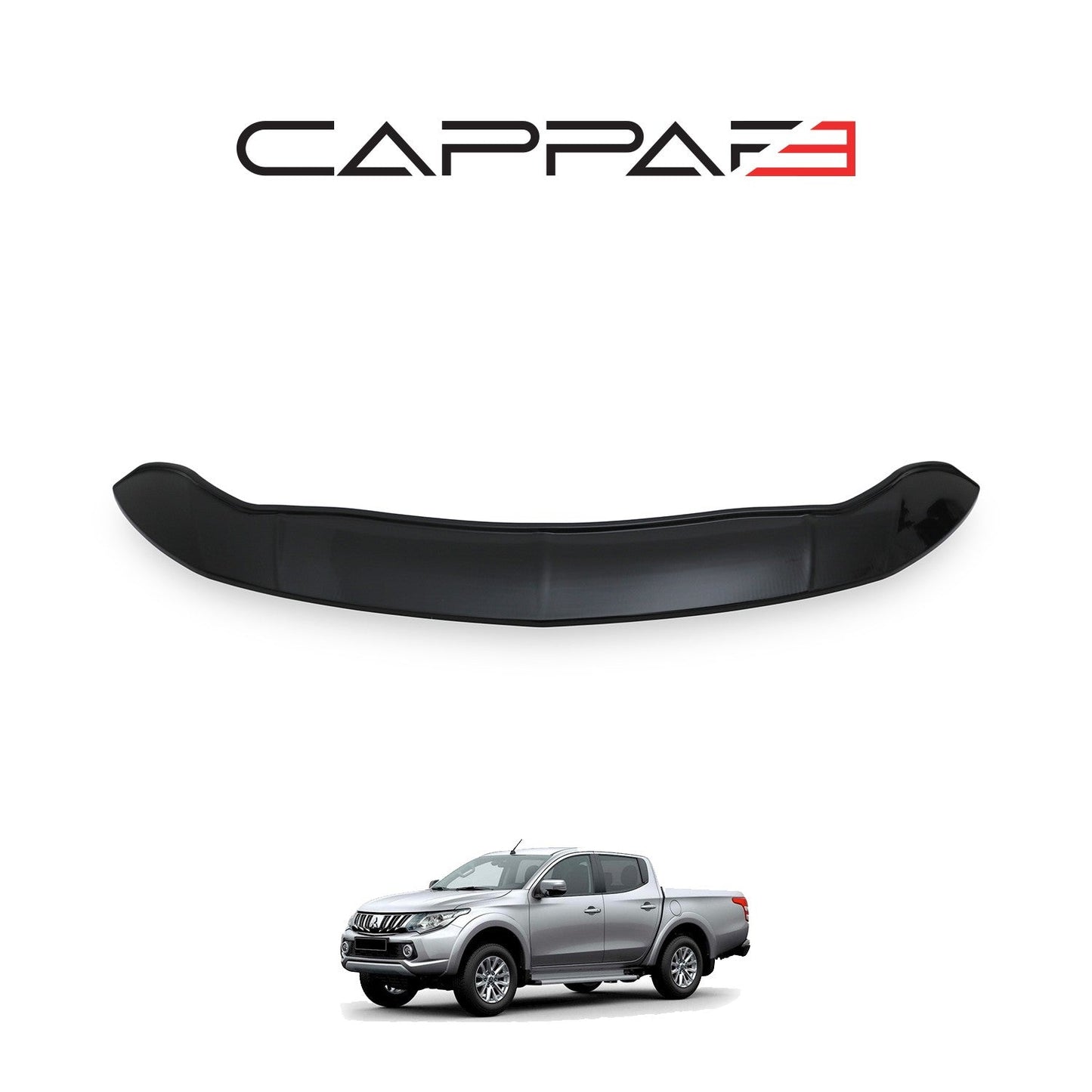 Mitsubishi L200 2015 - 2019 Bonnet Deflector 4mm