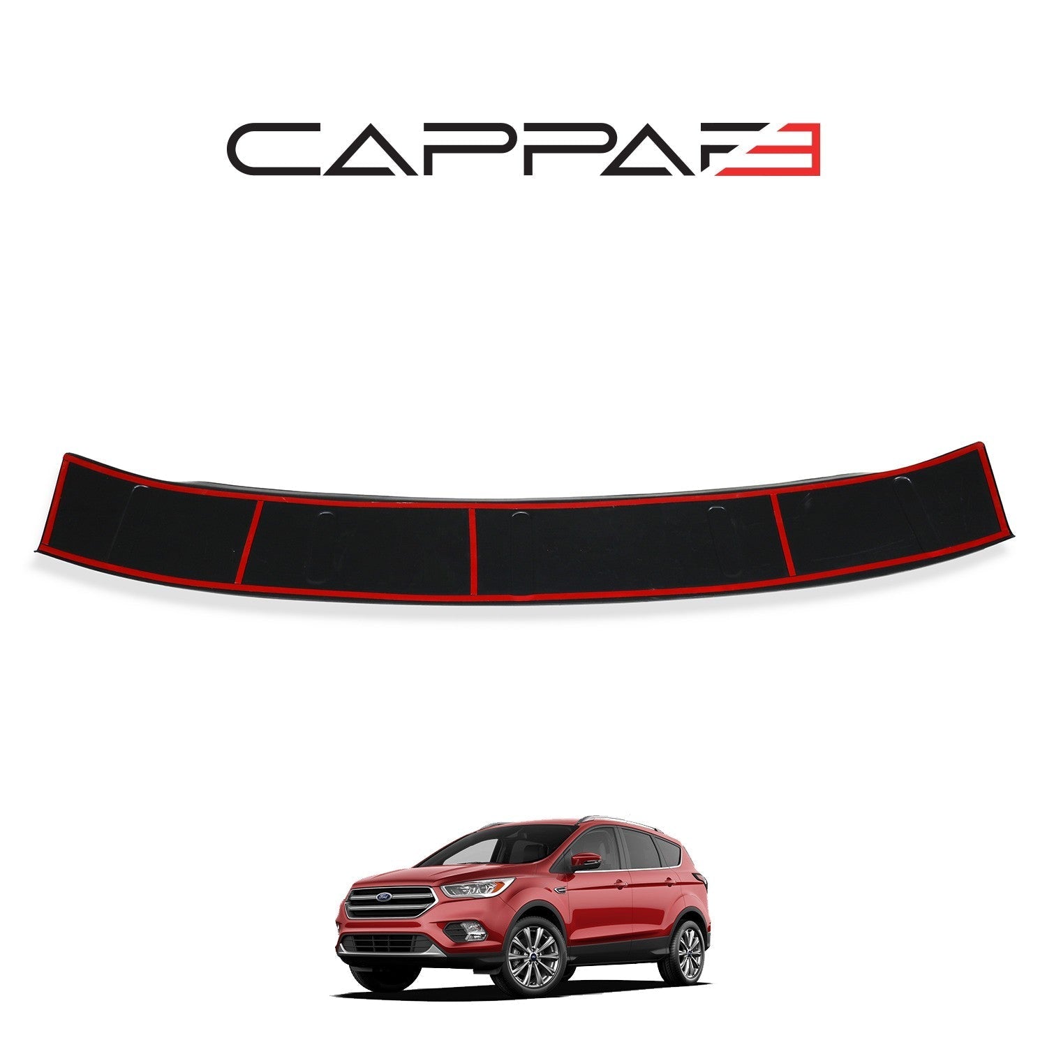 Ford Kuga 2013 - 2016 Rear Bumper Sill Protector Matt