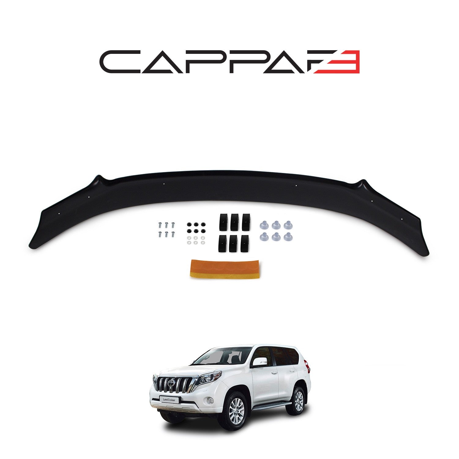 Toyota Land Cruiser 2014 Onwards Bonnet Deflector 3mm