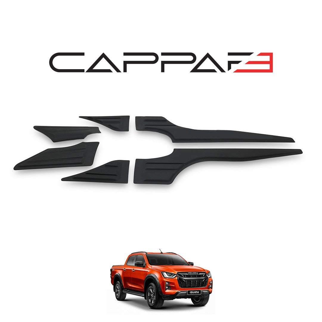 Isuzu D-Max 2020 Onwards Rear Bumper Sill Protector 6pcs