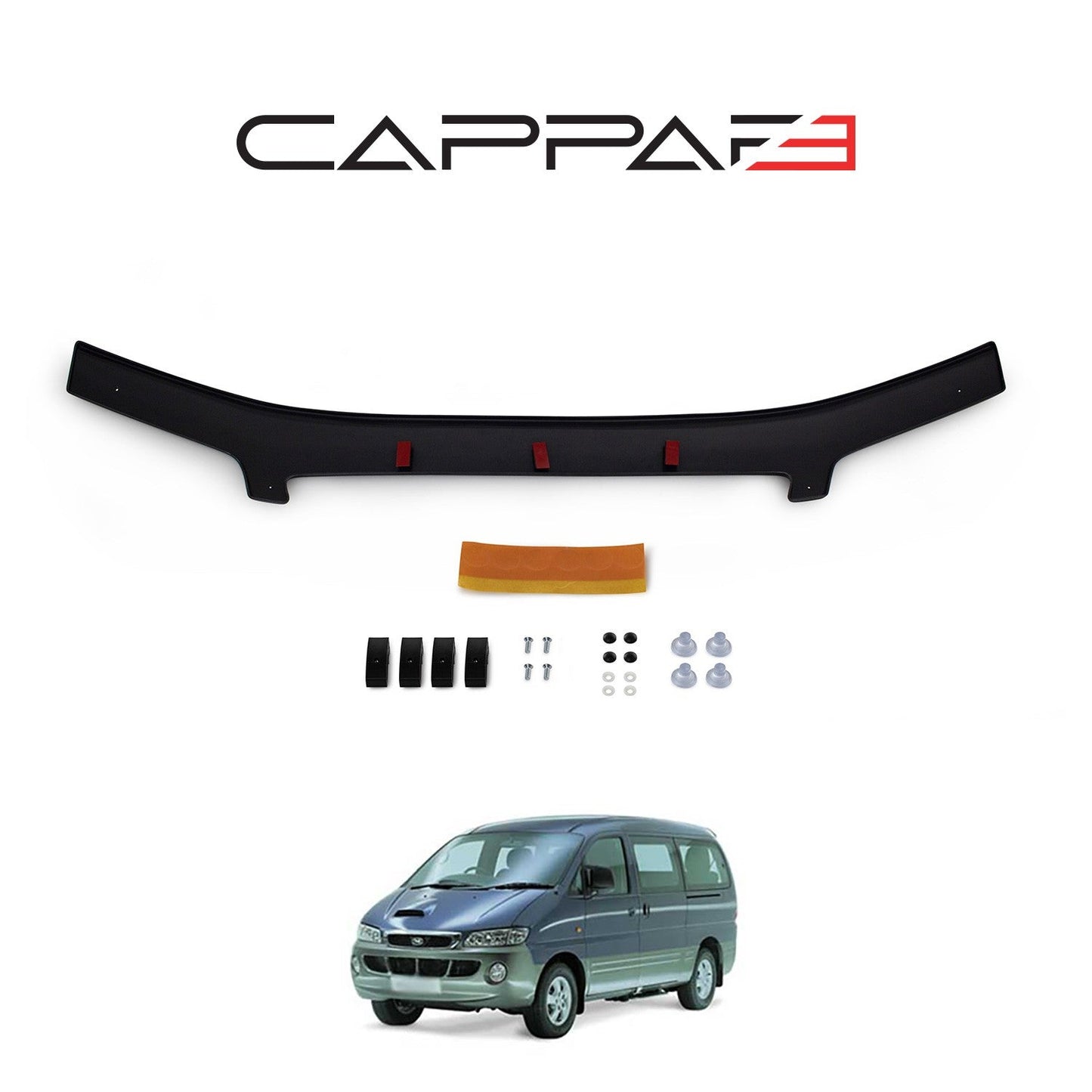 Hyundai Starex 2003 - 2008 Rear Bumper Sill Protector 3mm