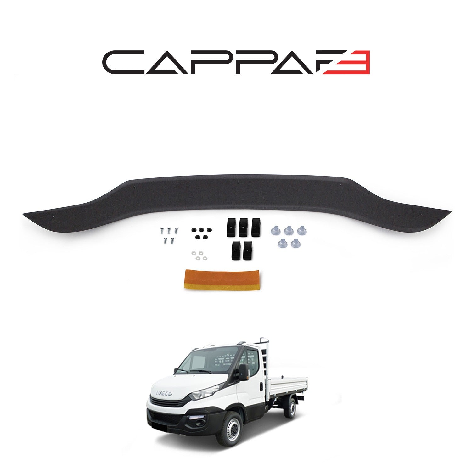 Iveco Daily 2014 - 2019 Bonnet Deflector 3mm