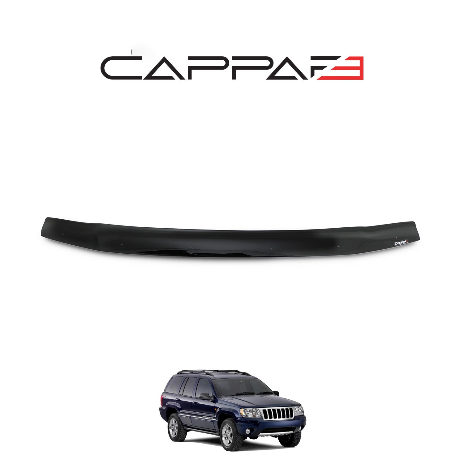 Jeep Grand Cherokee 1999 Onwards Bonnet Deflector 4mm
