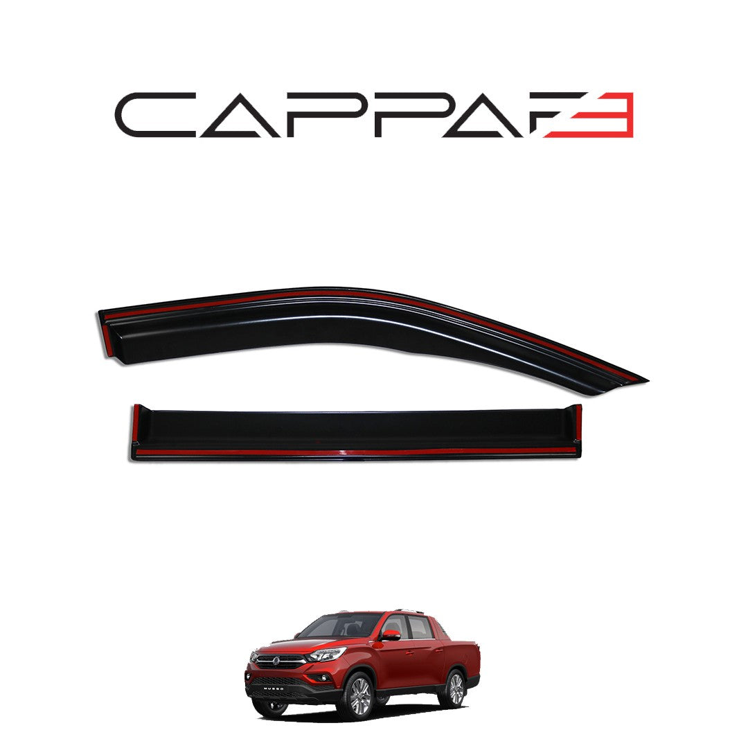 Ssangyong Musso 2021 Onwards Window Wind Deflectors