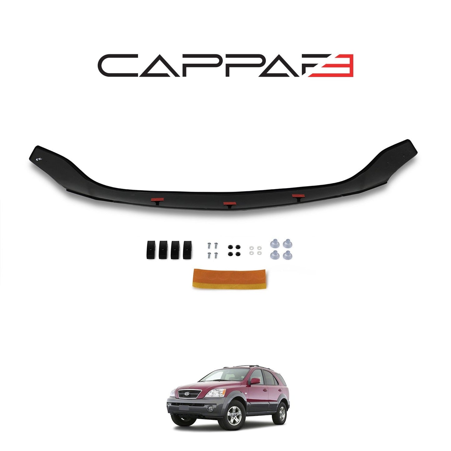Kia Sorento 2002 - 2006 Bonnet Deflector 3mm