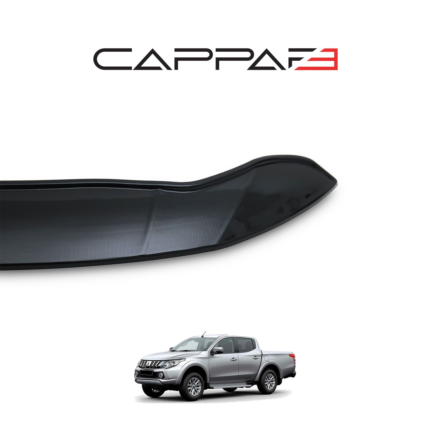 Mitsubishi L200 2015 - 2019 Bonnet Deflector 4mm