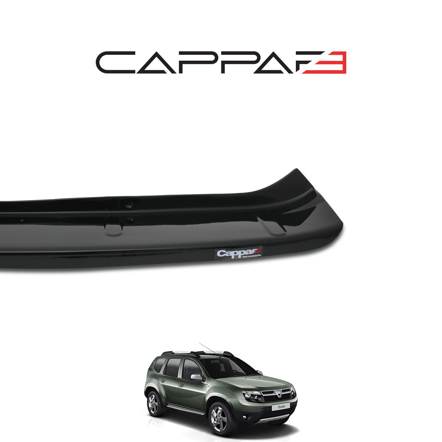 Dacia Duster 2010 - 2017 Rear Bumper Sill Protector Gloss