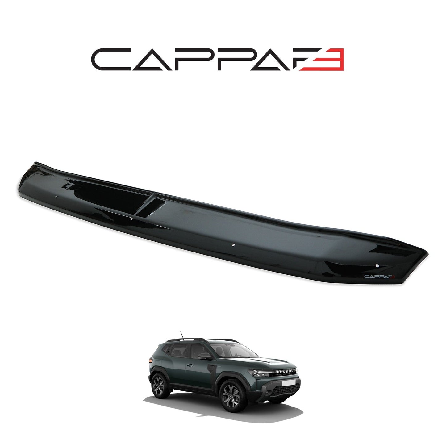 Renault Duster 2024 Onwards Bonnet Deflector 4mm