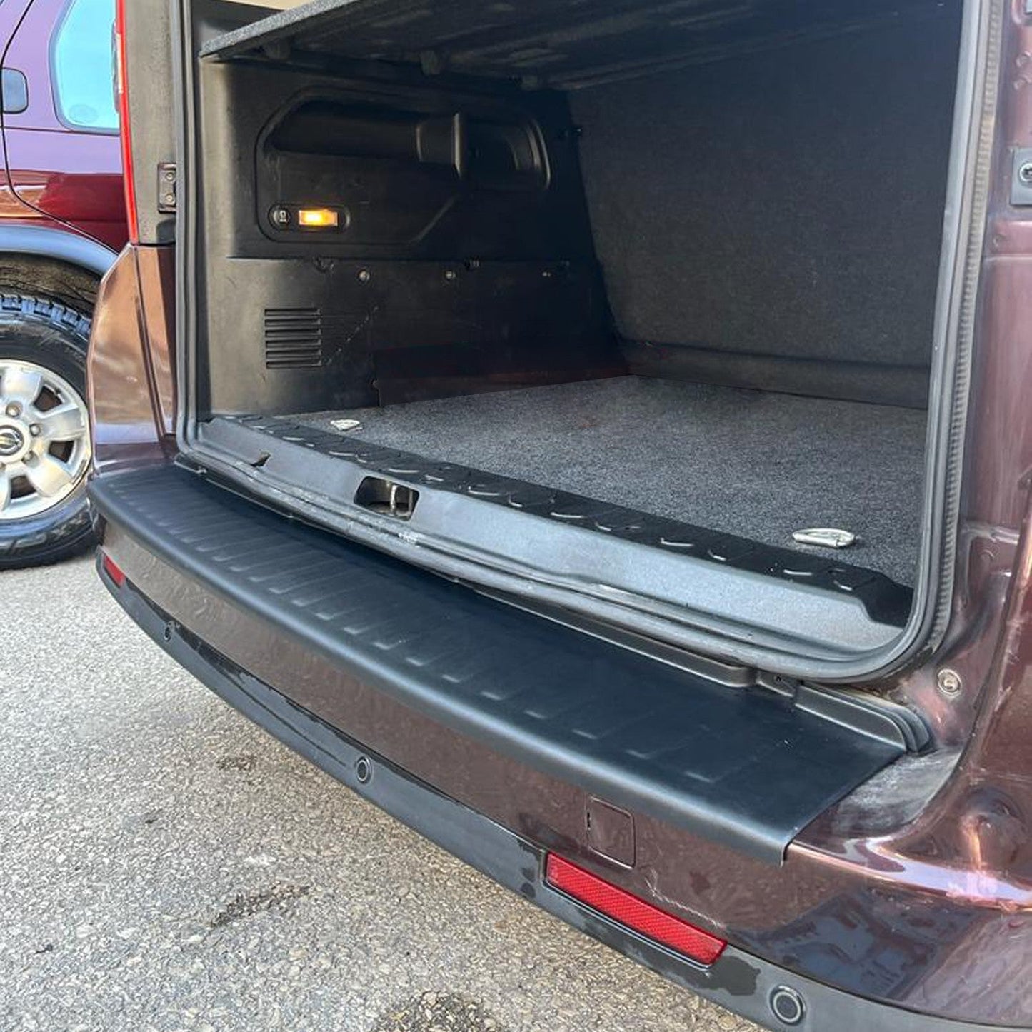 Fiat Doblo 2010 - 2023 Rear Bumper Sill Protector Matt