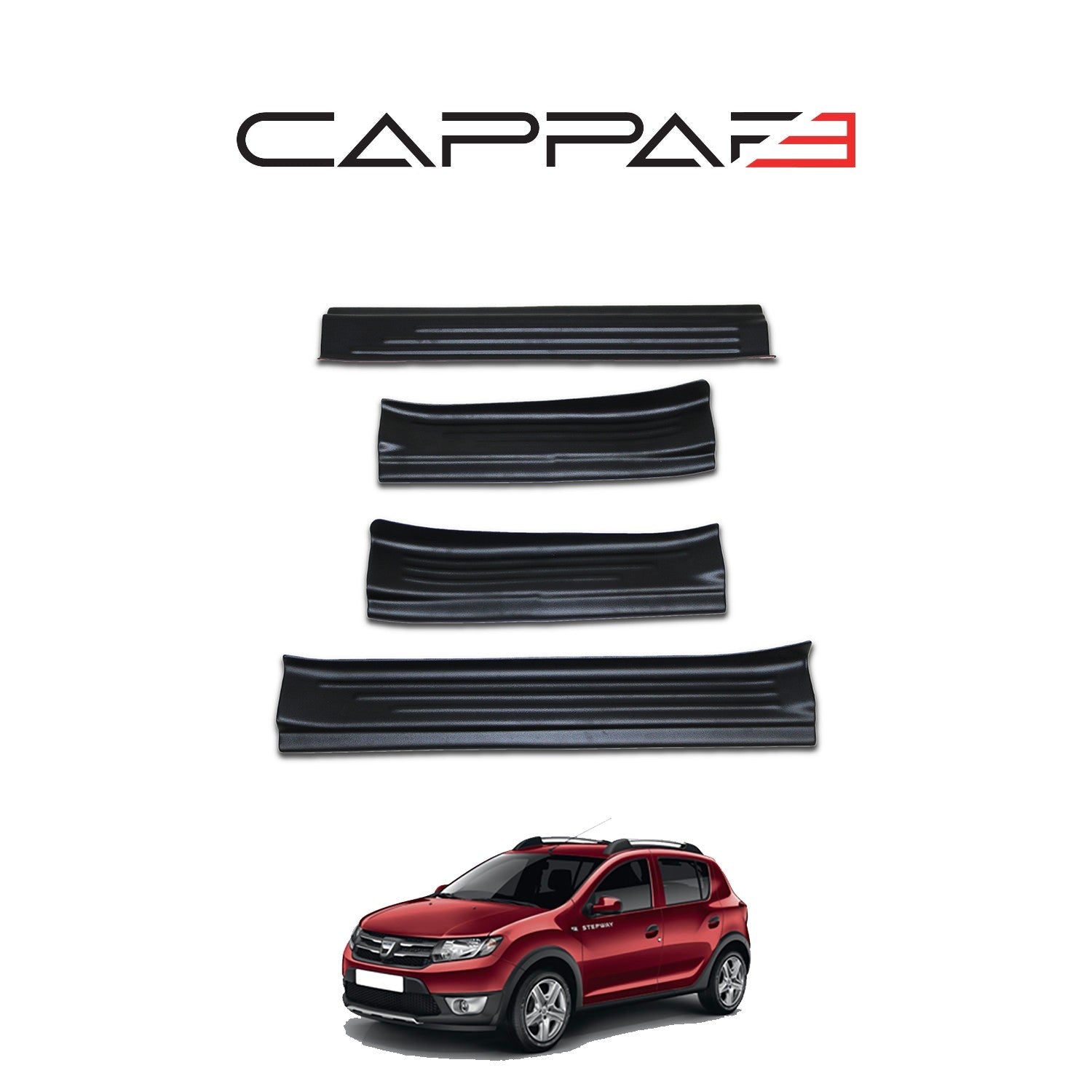Dacia Sandero 2012 - 2020 Door Sill Protector 4pcs