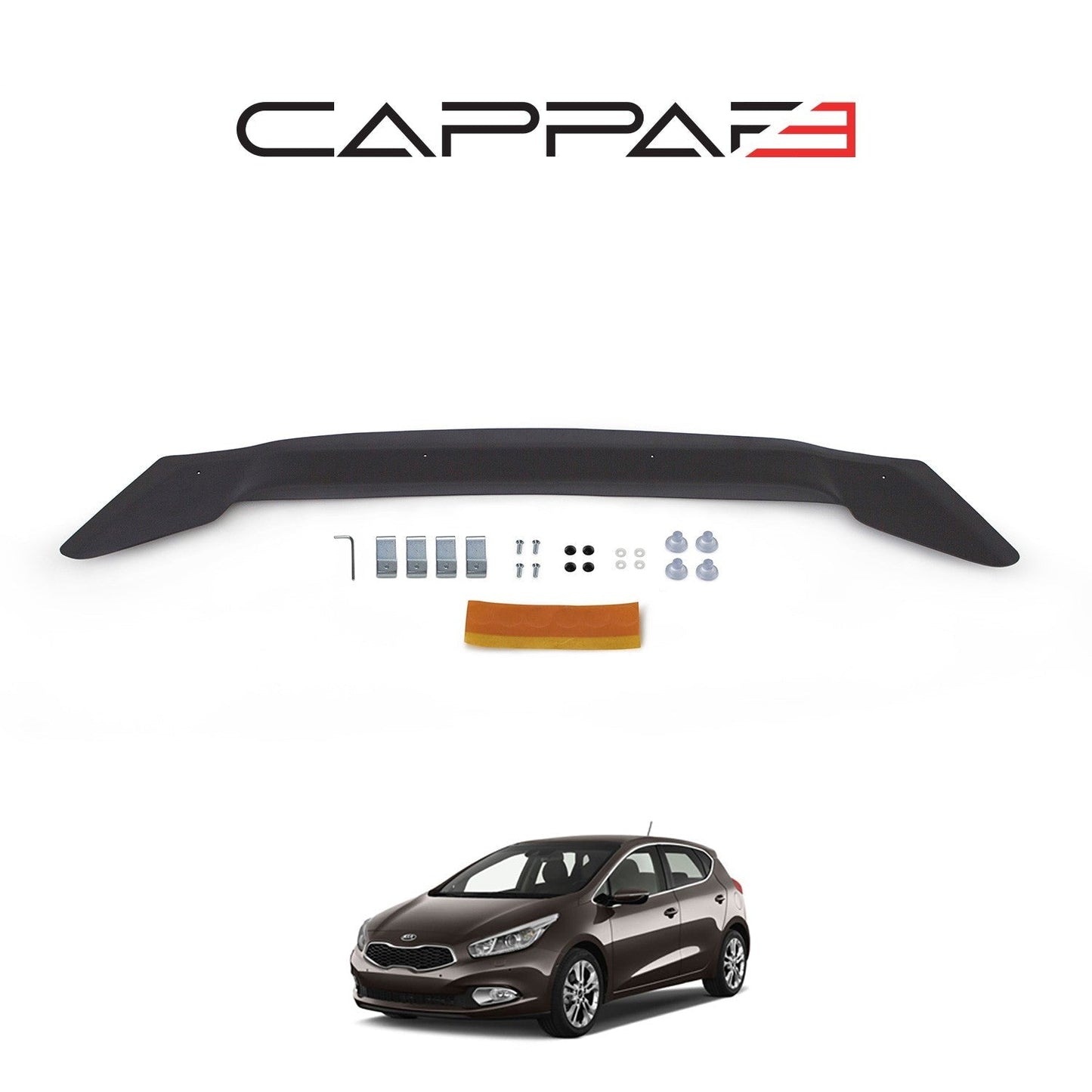 Kia Ceed 2012 Onwards Bonnet Deflector 4mm