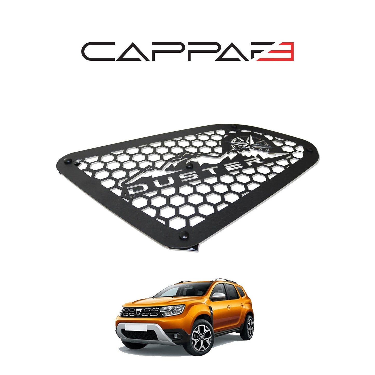 Dacia Duster 2018 - 2024 Metal Quarter Window 2pcs