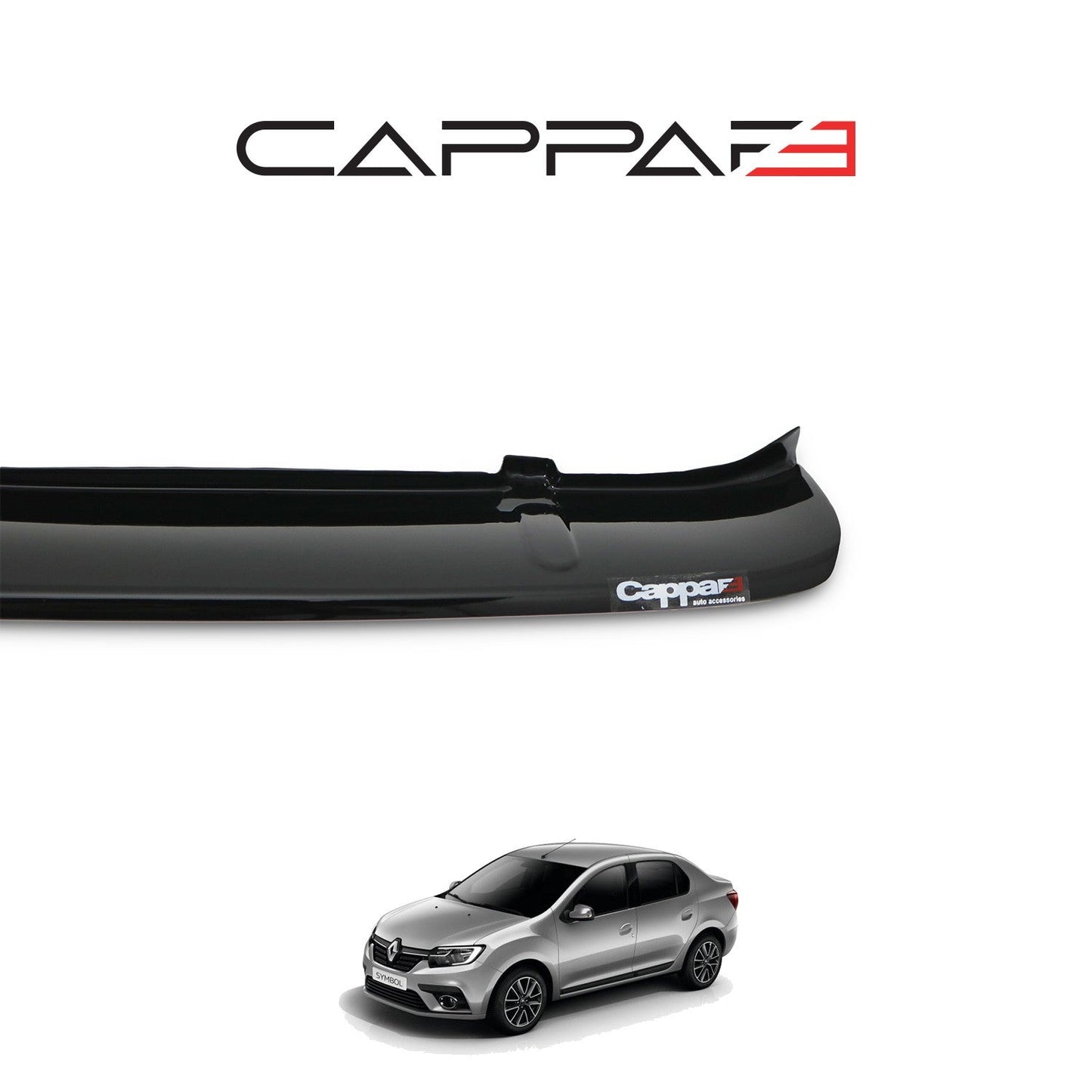 Renault Symbol 2013 Onwards Rear Bumper Sill Protector Gloss