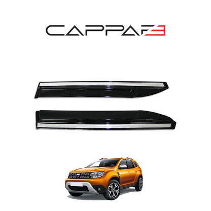 Dacia Duster 2018 - 2024 Window Wind Deflectors 4pcs Chrome