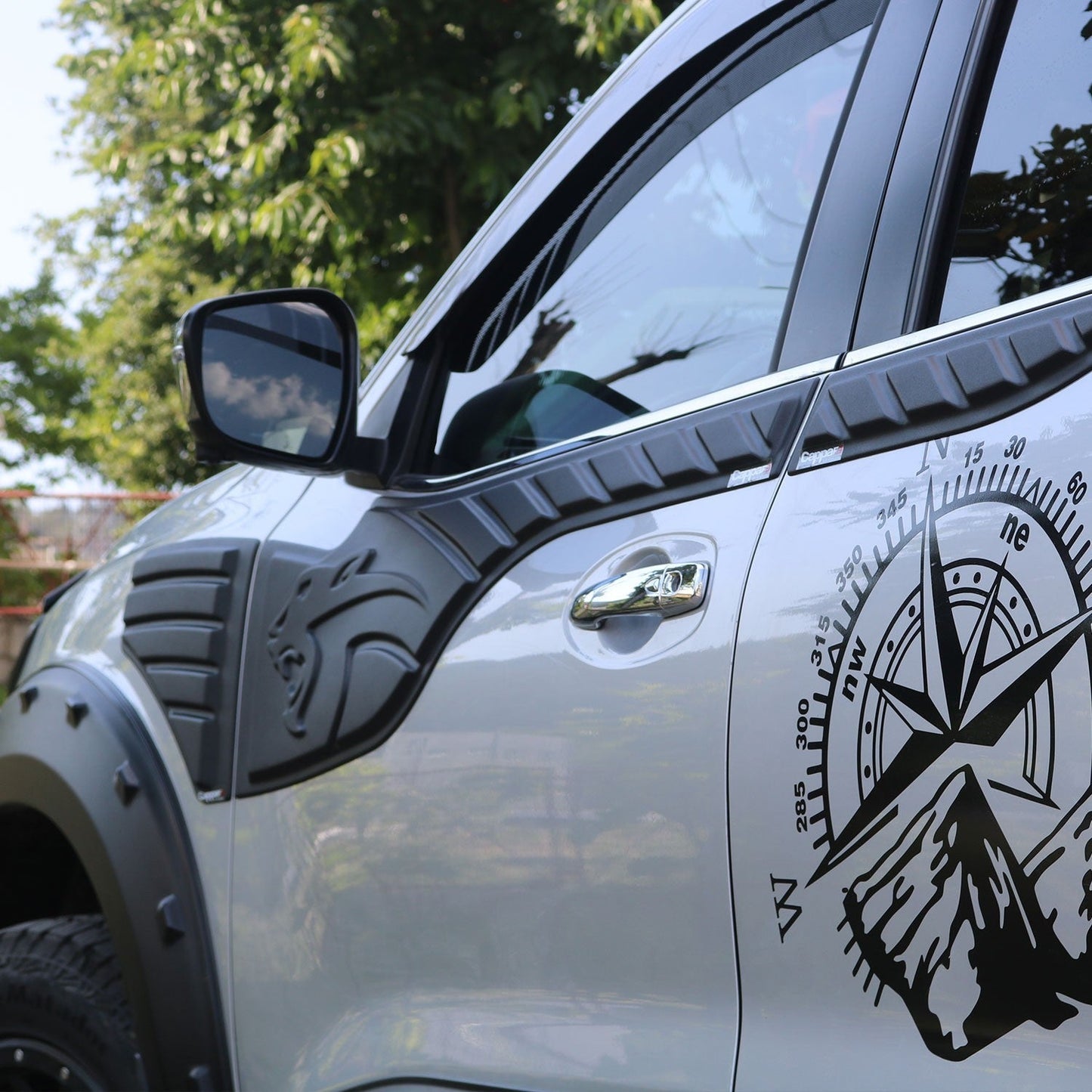 Nissan Navara 2016 - 2021 Rear Bumper Sill Protector