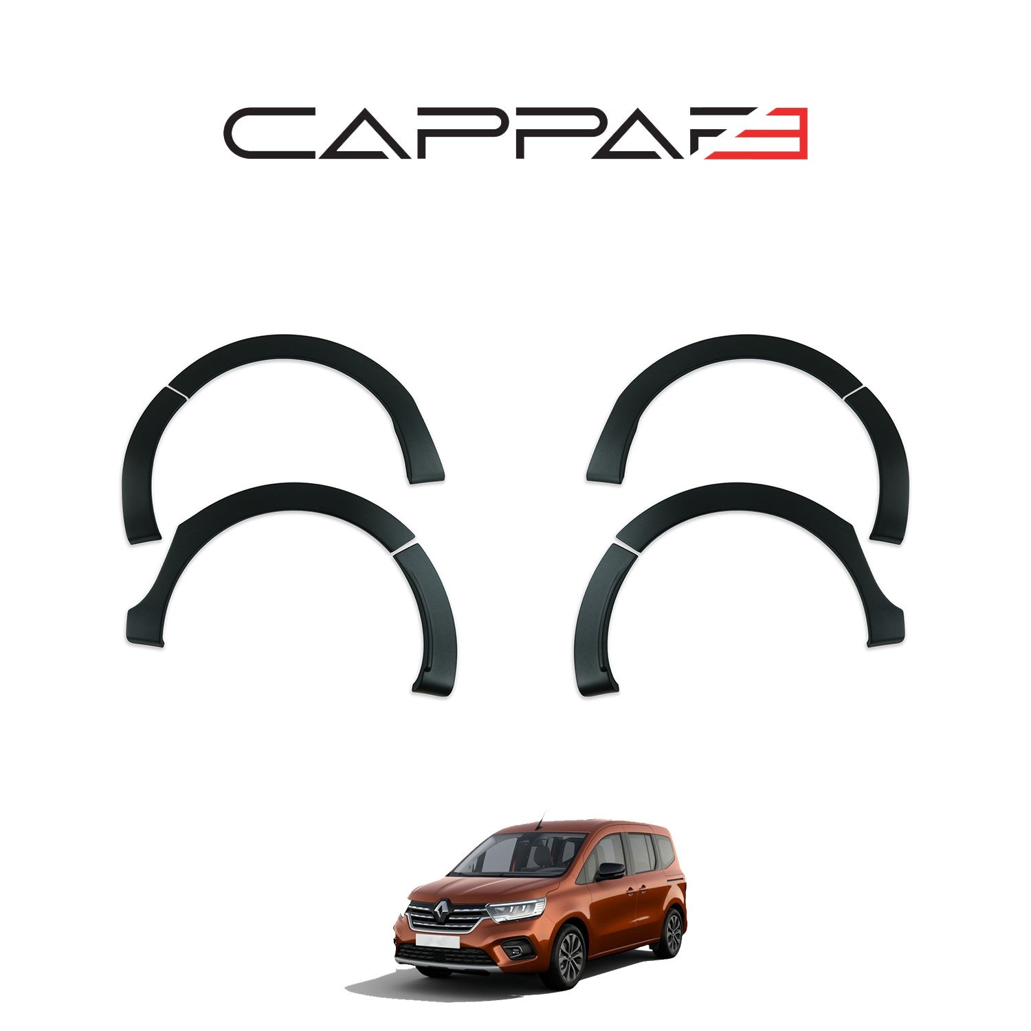 Renault Kangoo 2021 Onwards Fender Flares 8pcs