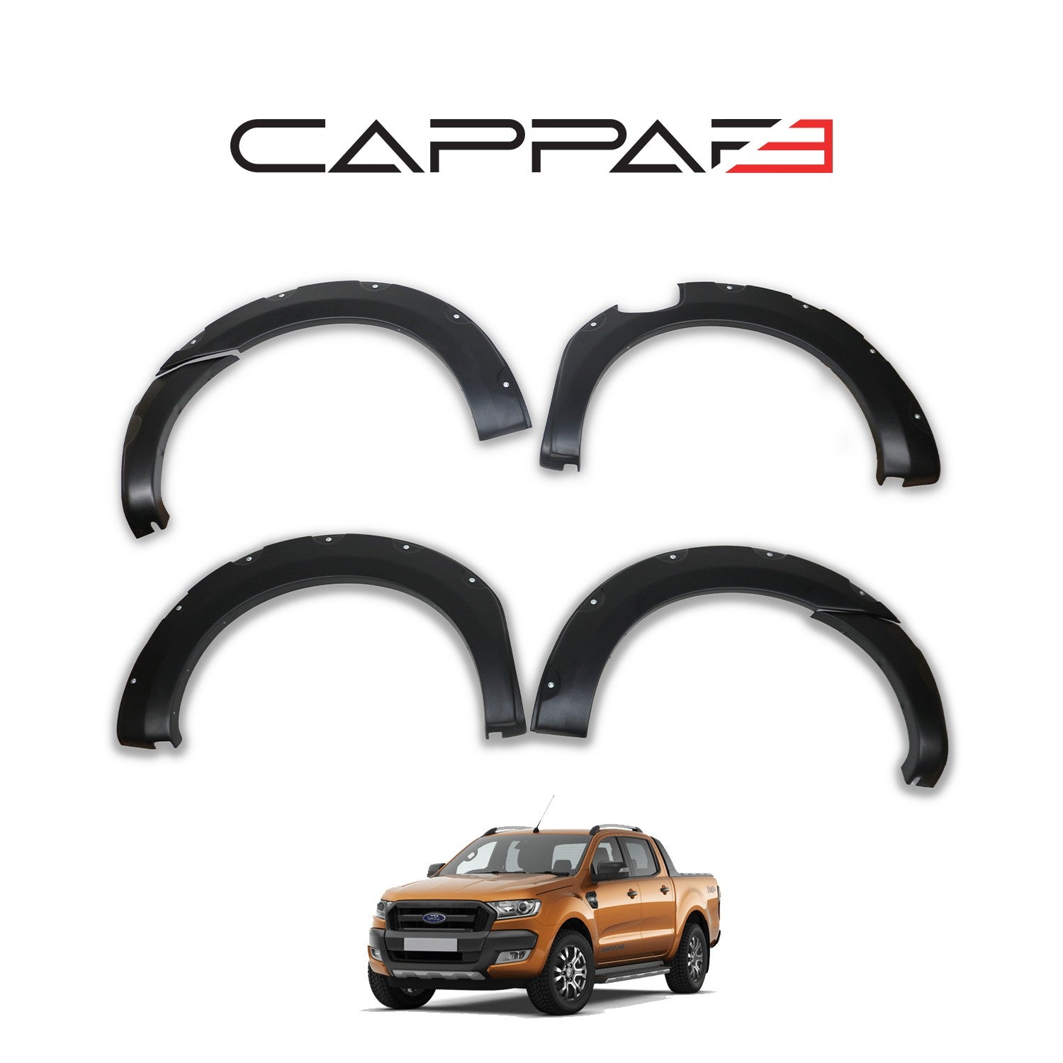 Ford Ranger XLT 2019 - 2023 Fender Flares 7pcs