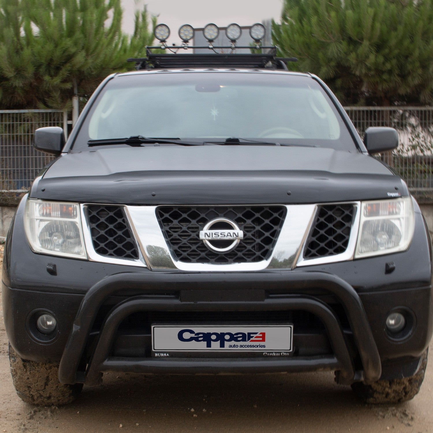 Nissan Navara 2006 - 2015 Bonnet Deflector 4mm