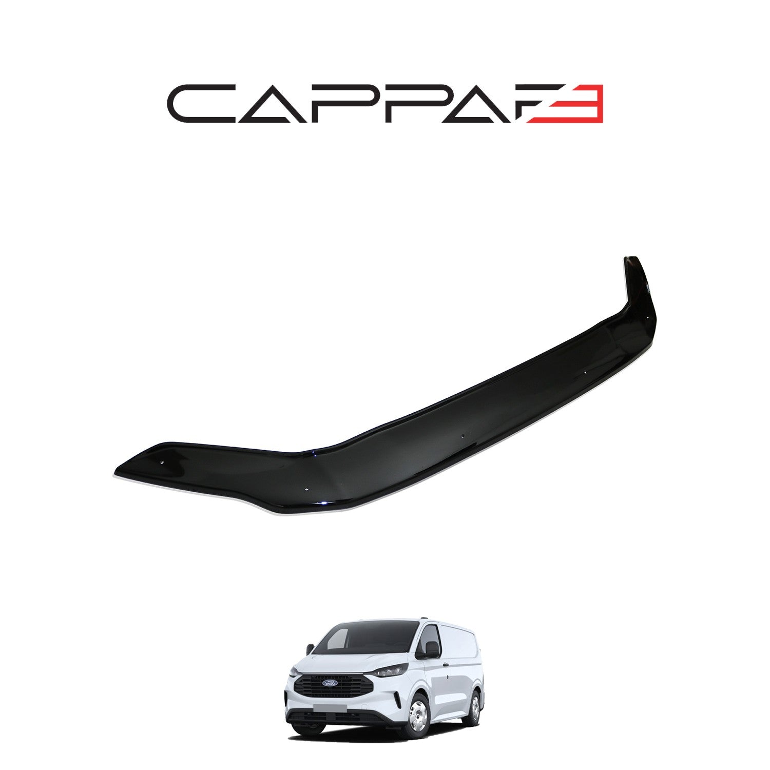 Ford Custom 2023 Onwards Bonnet Deflector 4mm