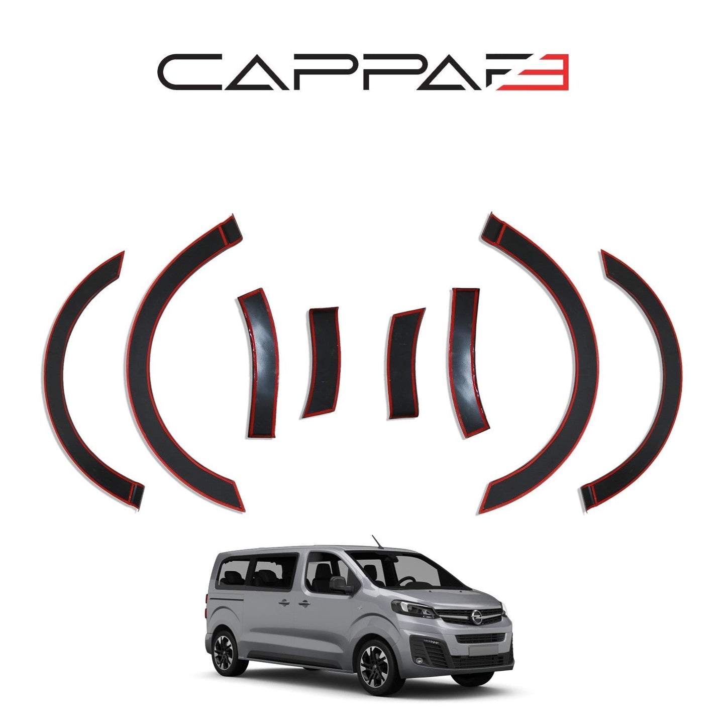 Opel Zafira 2019 Onwards Fender Flares