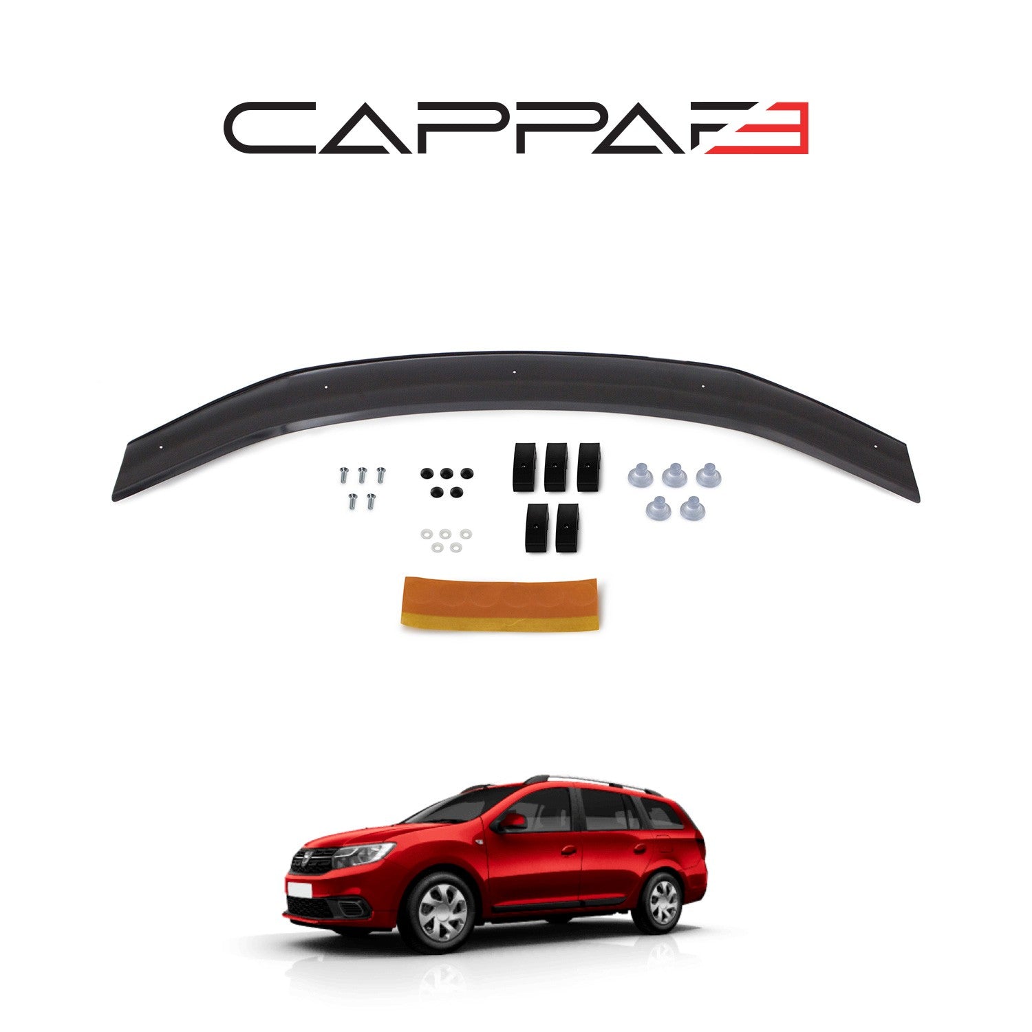 Dacia Logan MCV 2013 - 2021 Bonnet Deflector 4mm
