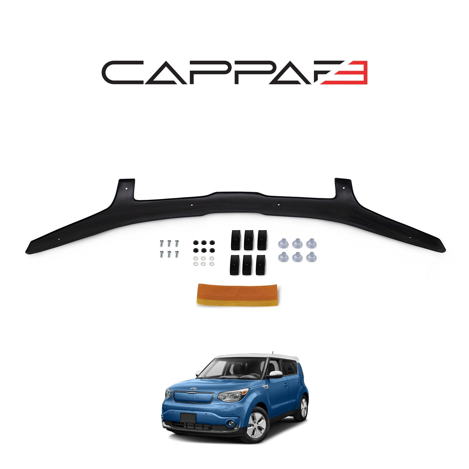 Kia Soul 2015 Onwards Bonnet Deflector 3mm