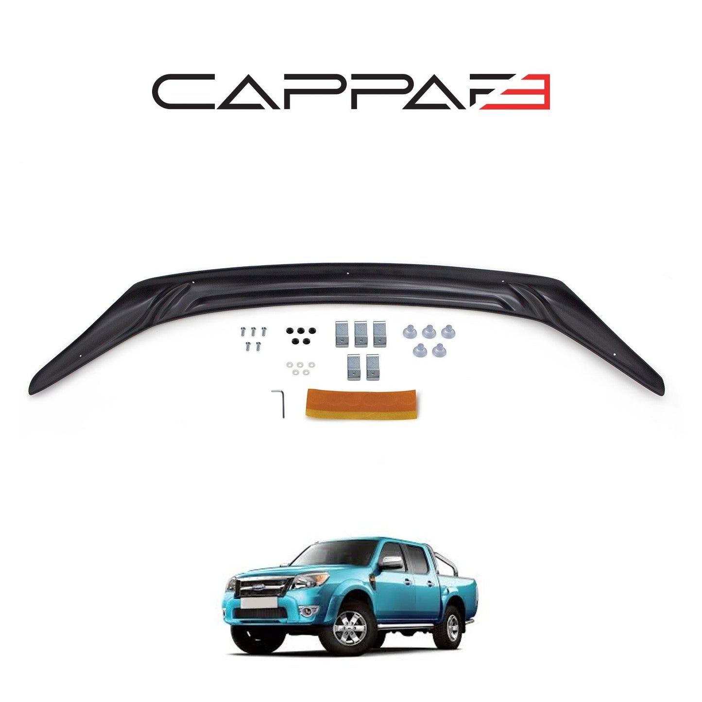 Ford Ranger 2009 - 2011 Bonnet Deflector 3mm