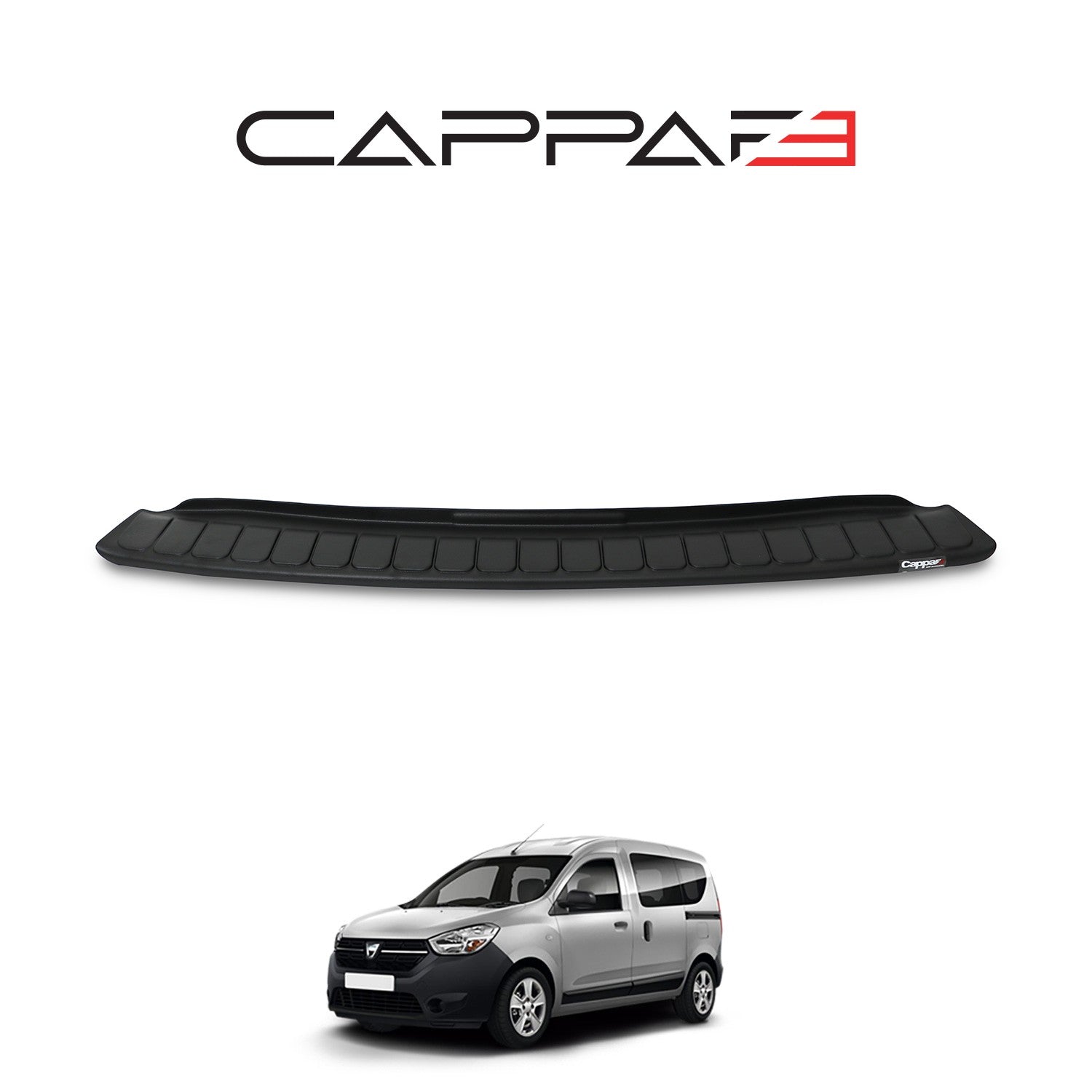 Dacia Dokker 2013 Onwards Rear Bumper Sill Protector Matt