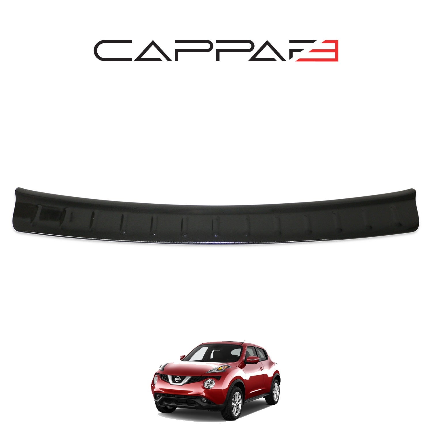Nissan Juke 2014 - 2018 Rear Bumper Sill Protector Gloss