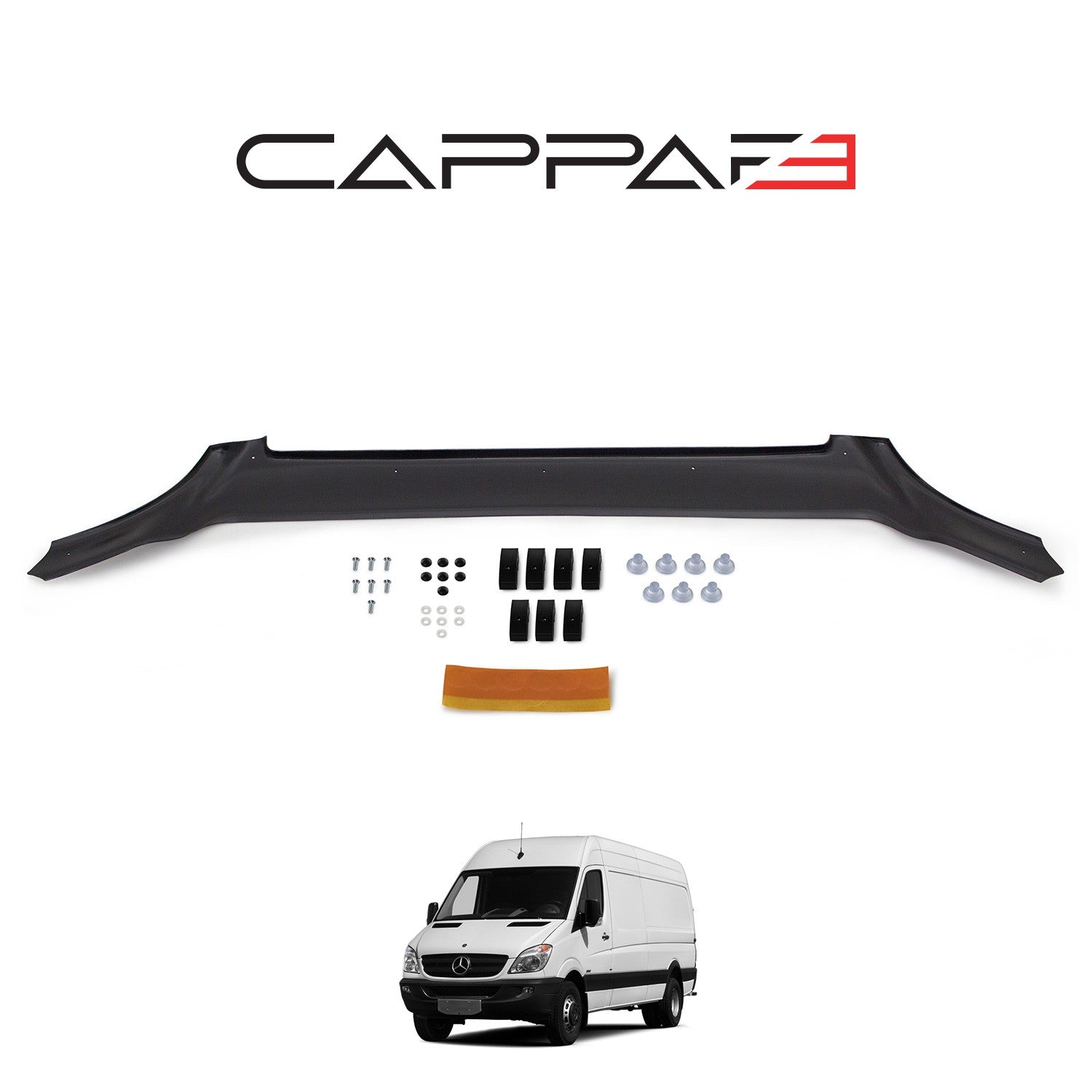 Mercedes Sprinter 2006 - 2012 Bonnet Deflector 4mm