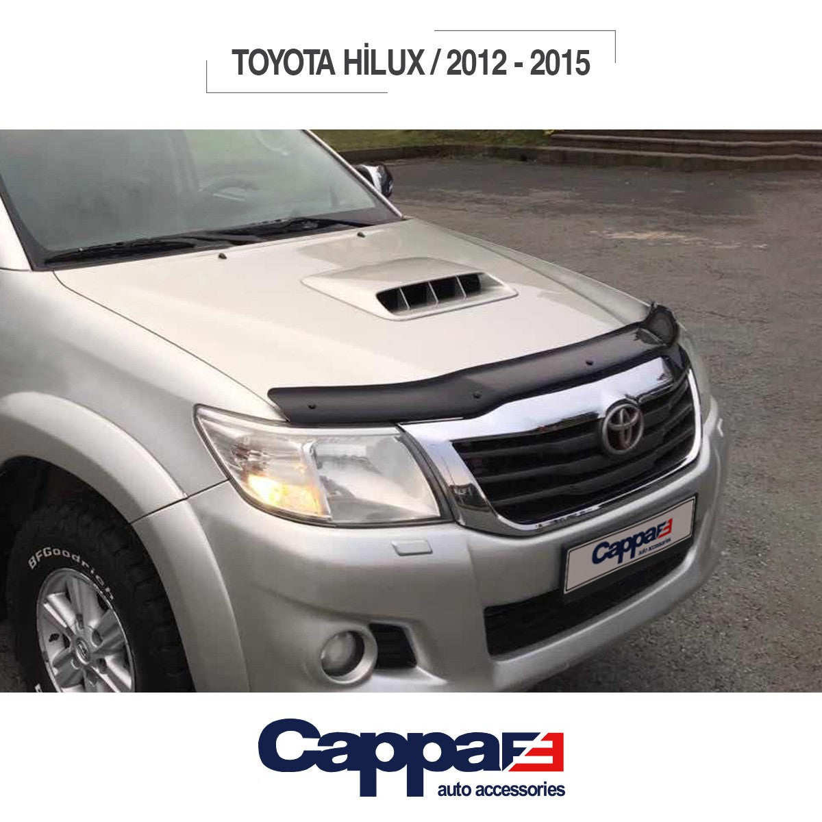 Toyota Hilux 2012 - 2015 Bonnet Deflector 4mm