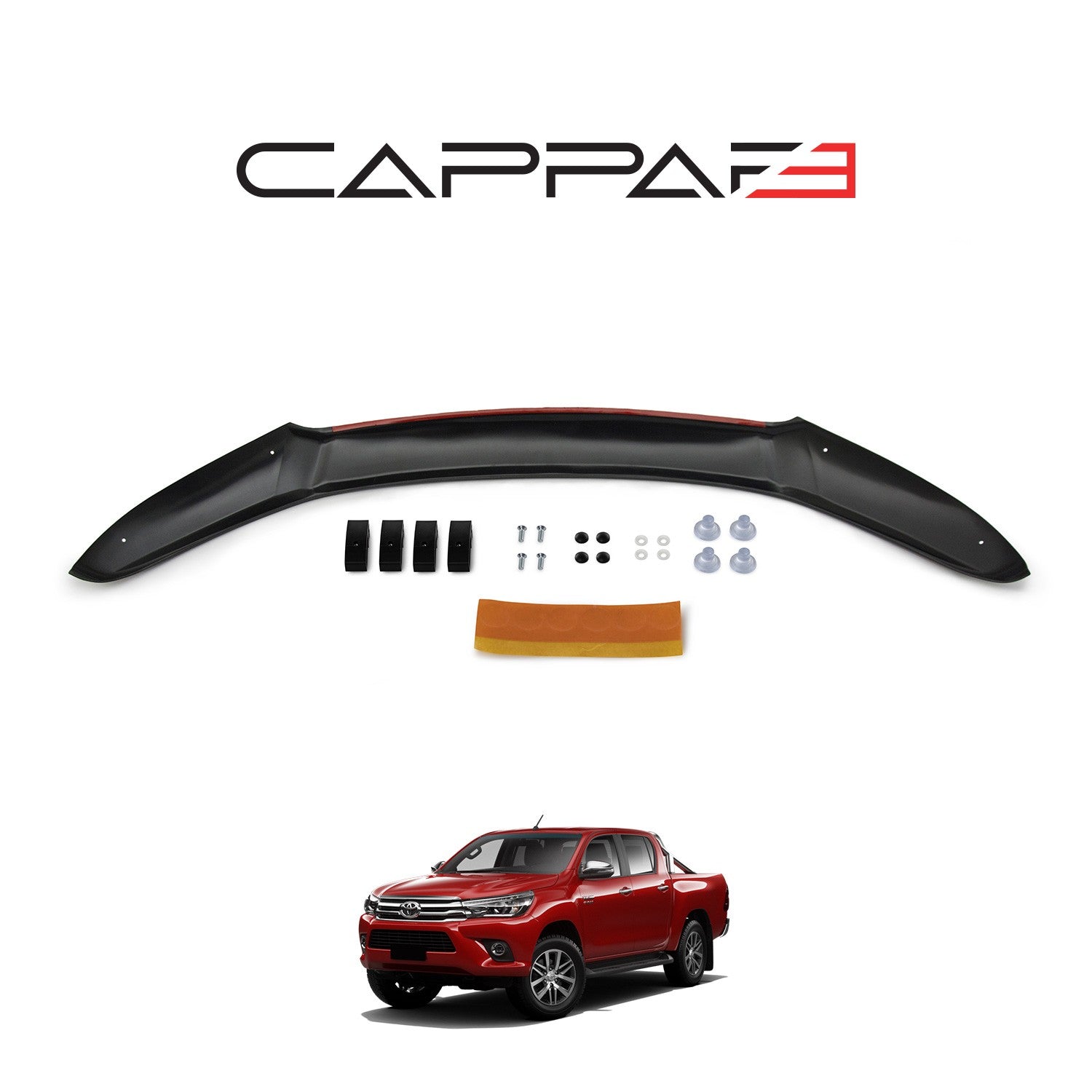 Toyota Hilux 2015 - 2020 Bonnet Deflector 3mm