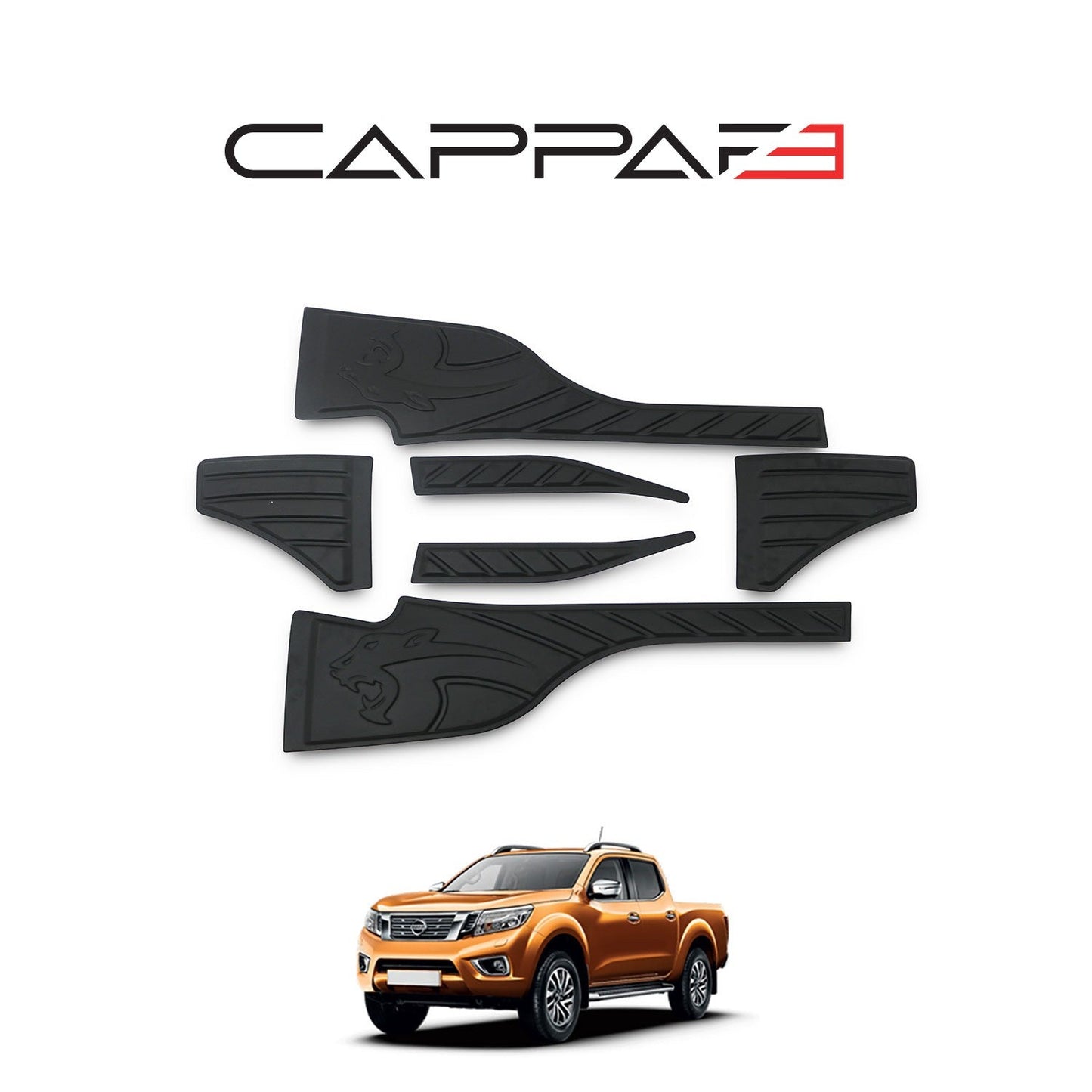 Nissan Navara 2016 - 2021 Rear Bumper Sill Protector