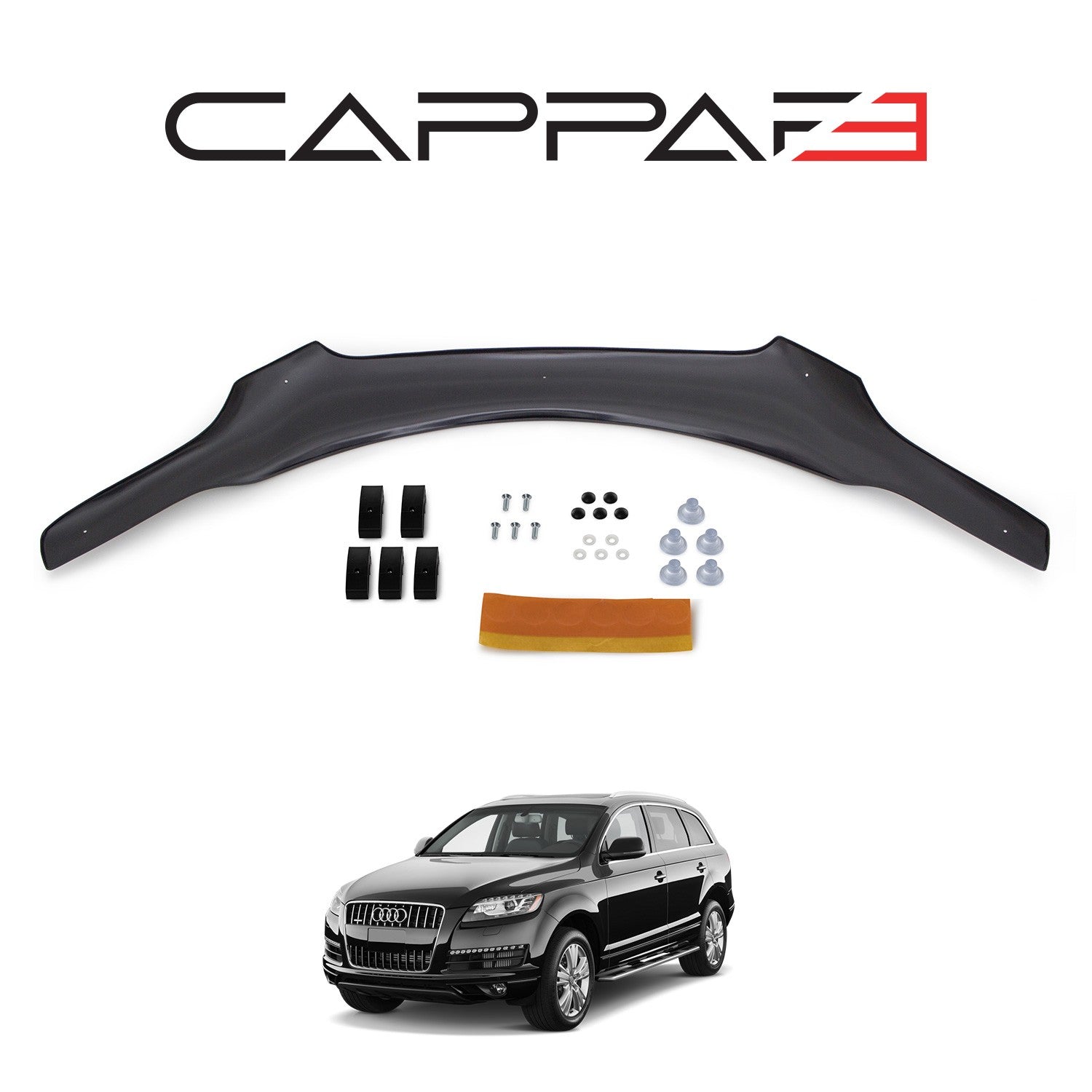 Audi Q7 2005 - 2015 Bonnet Deflector 3mm