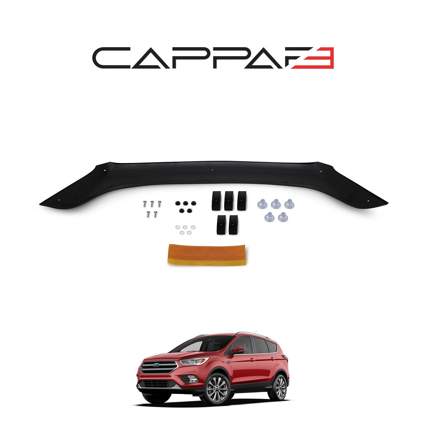 Ford Kuga 2016 - 2019 Bonnet Deflector 4mm