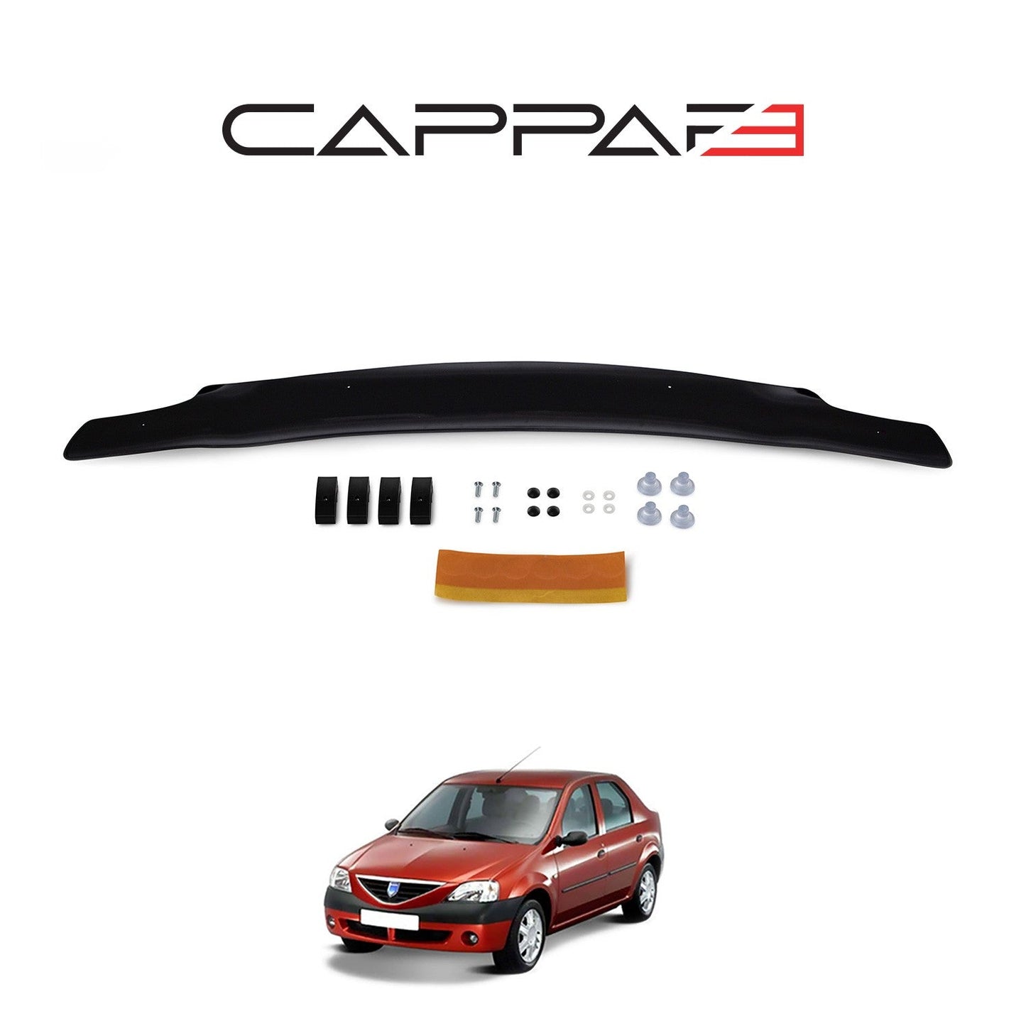 Dacia Logan MCV 2005 - 2012 Bonnet Deflector 3mm
