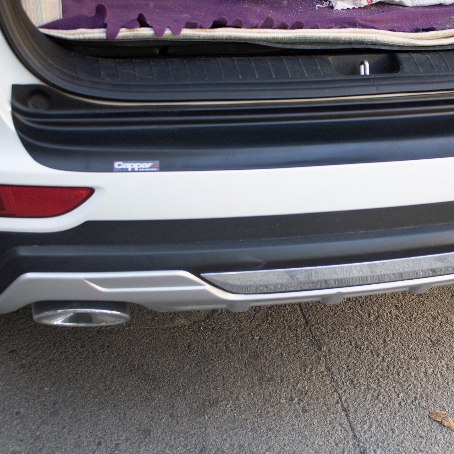 Kia Sportage 2016 - 2019 Rear Bumper Sill Protector Matt