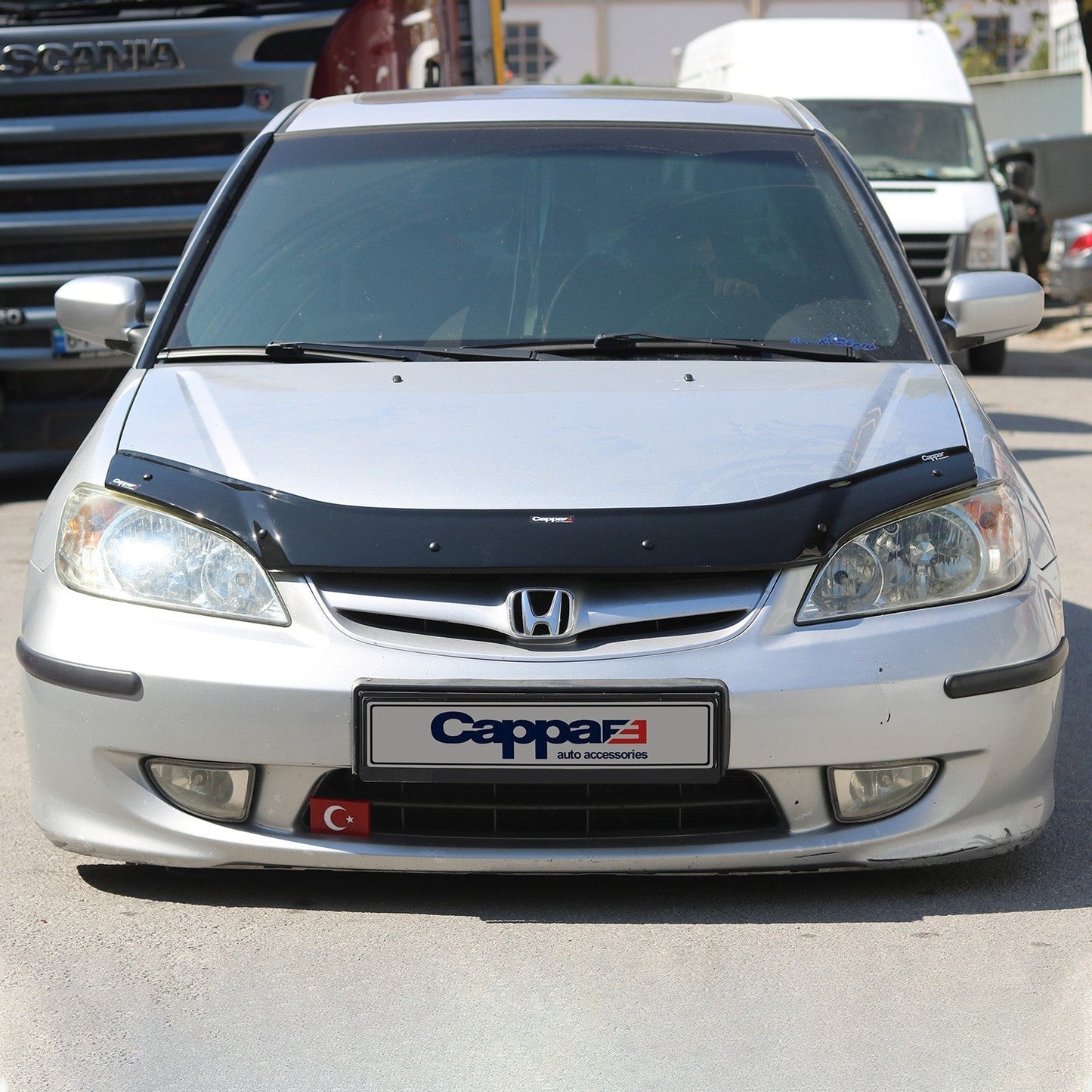 Honda Civic 2001 - 2006 Rear Bumper Sill Protector 4mm