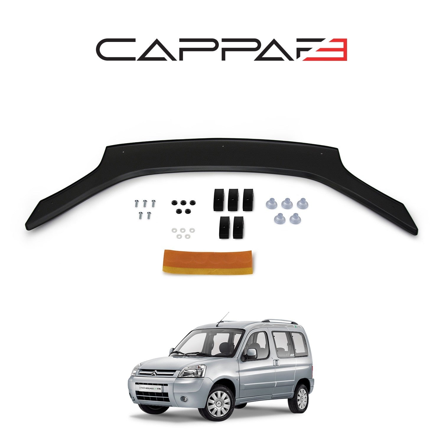 Citroen Berlingo 2004 - 2009 Bonnet Deflector 4mm
