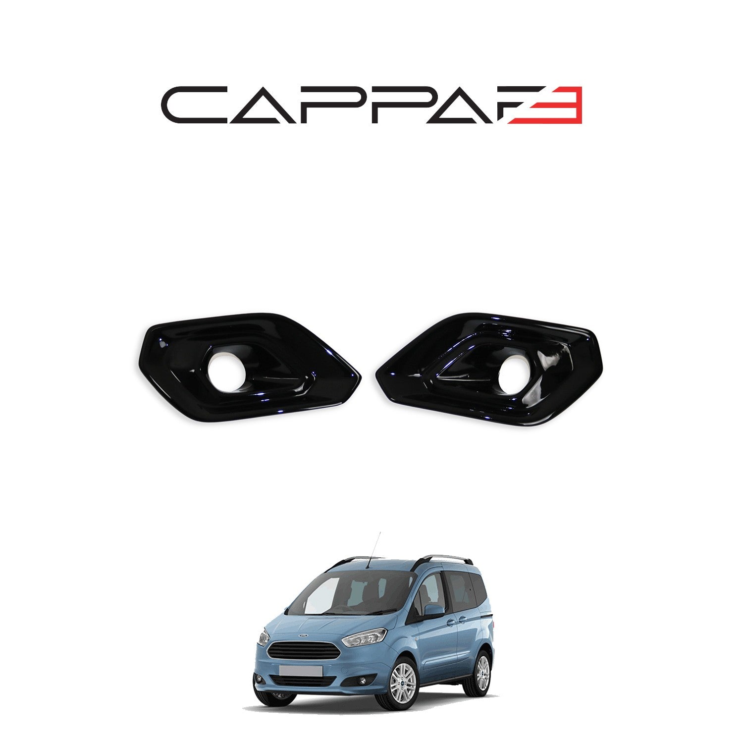 Ford Courier 2018 - 2023 Fog Lamp Frame 2pcs