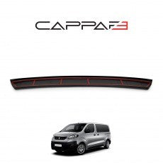 Peugeot Expert 2017 Onwards Rear Bumper Sill Protector Gloss