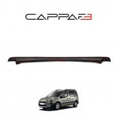 Peugeot Partner Tepee 2009 - 2015 Rear Bumper Sill Protector Gloss